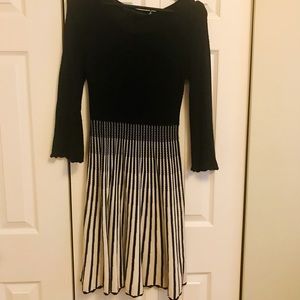 French Connection knit dress with pleats